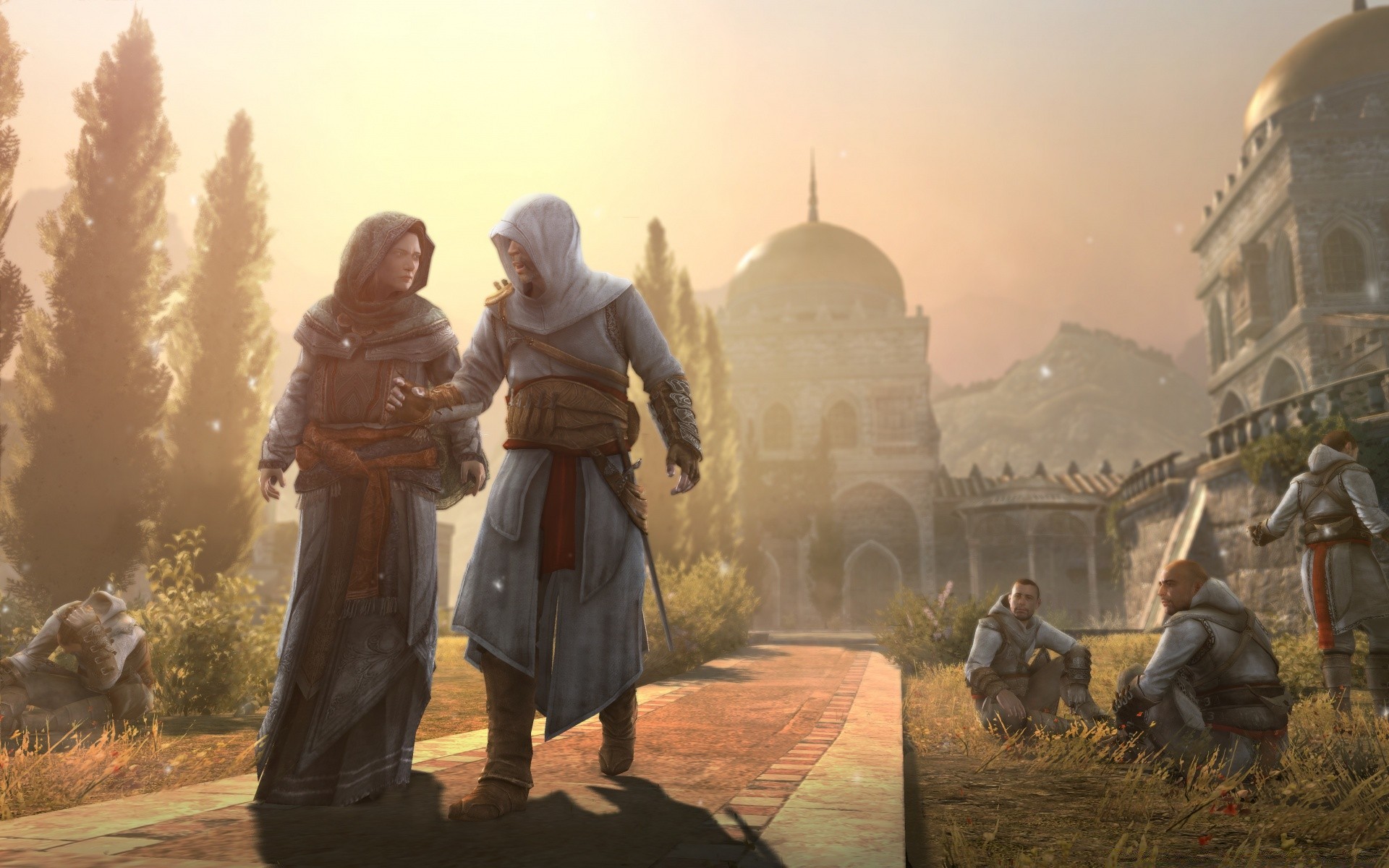 assassin s creed religión adulto hombre mujer usar grupo arte velo