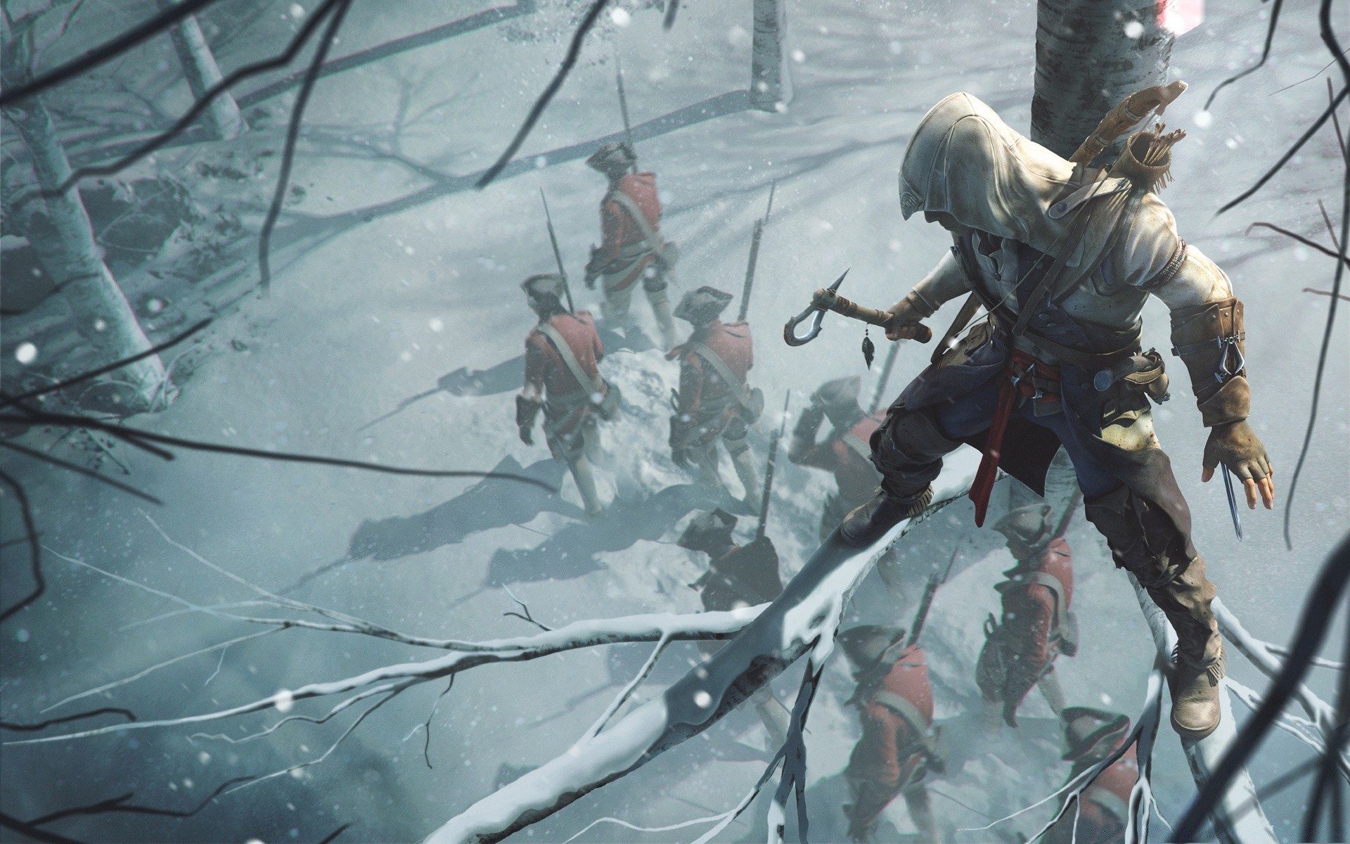 assassin s creed winter schnee kälte erwachsener eis gruppe ein