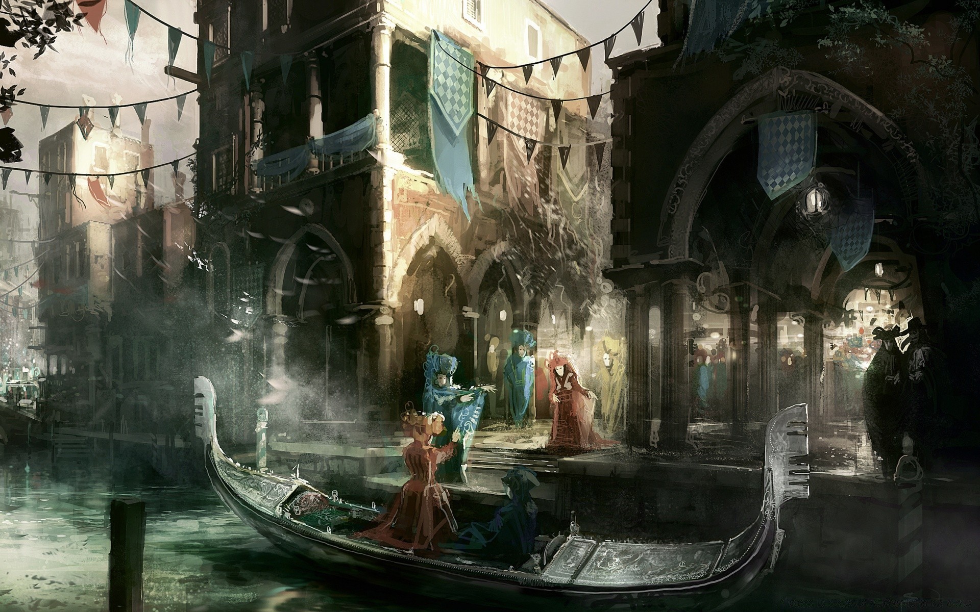 assassin s creed architecture travel gondola venetian city old building art street traditional canal tourist tourism water urban