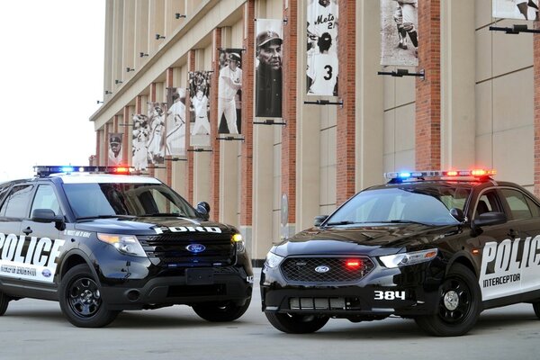 The company cars are ready to work