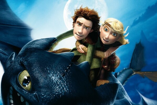 How to train a dragon and ride a girl