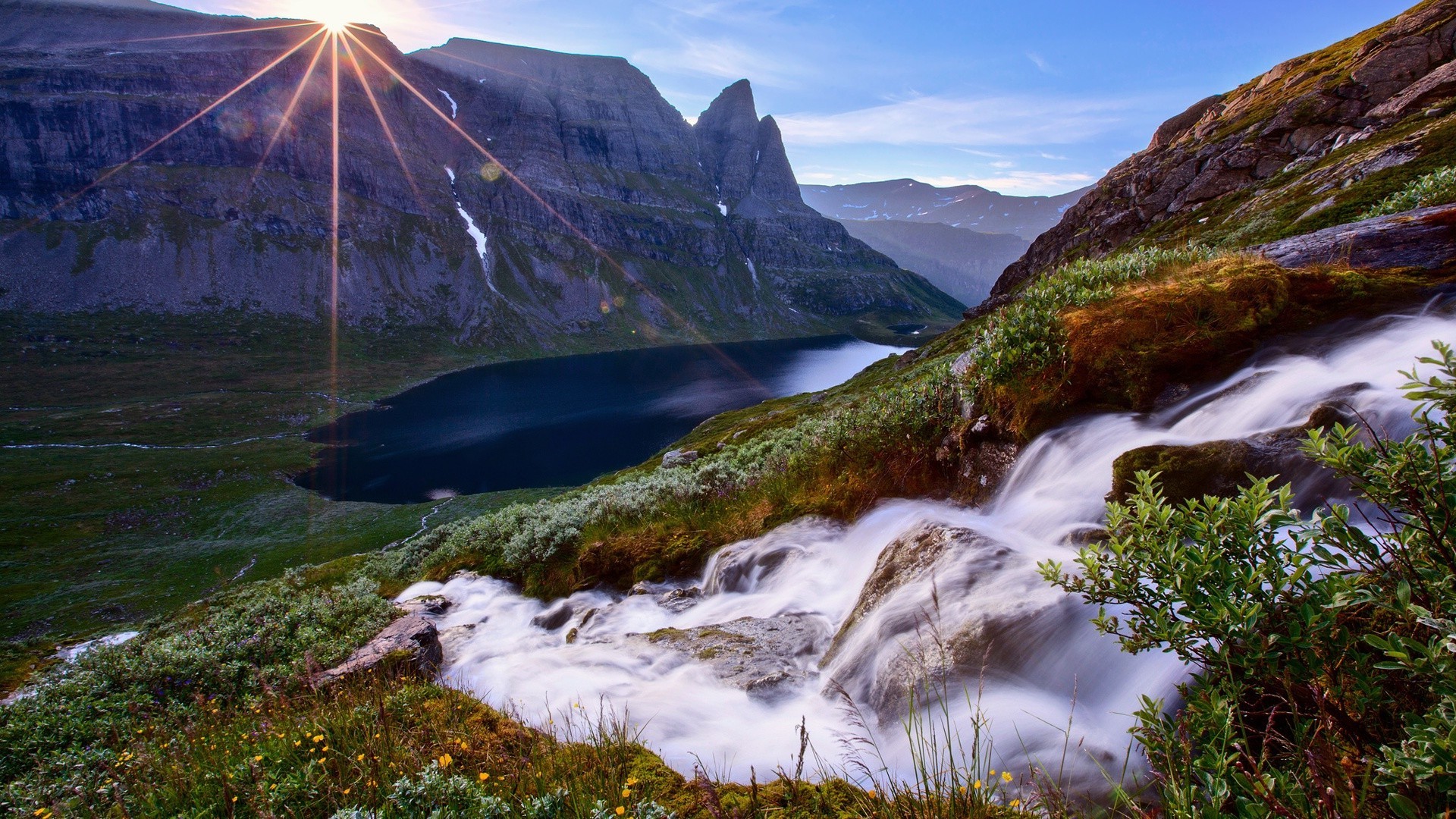 sonnenuntergang und dämmerung landschaft berge wasser natur reisen im freien rock himmel landschaftlich schnee fluss holz holz see herbst