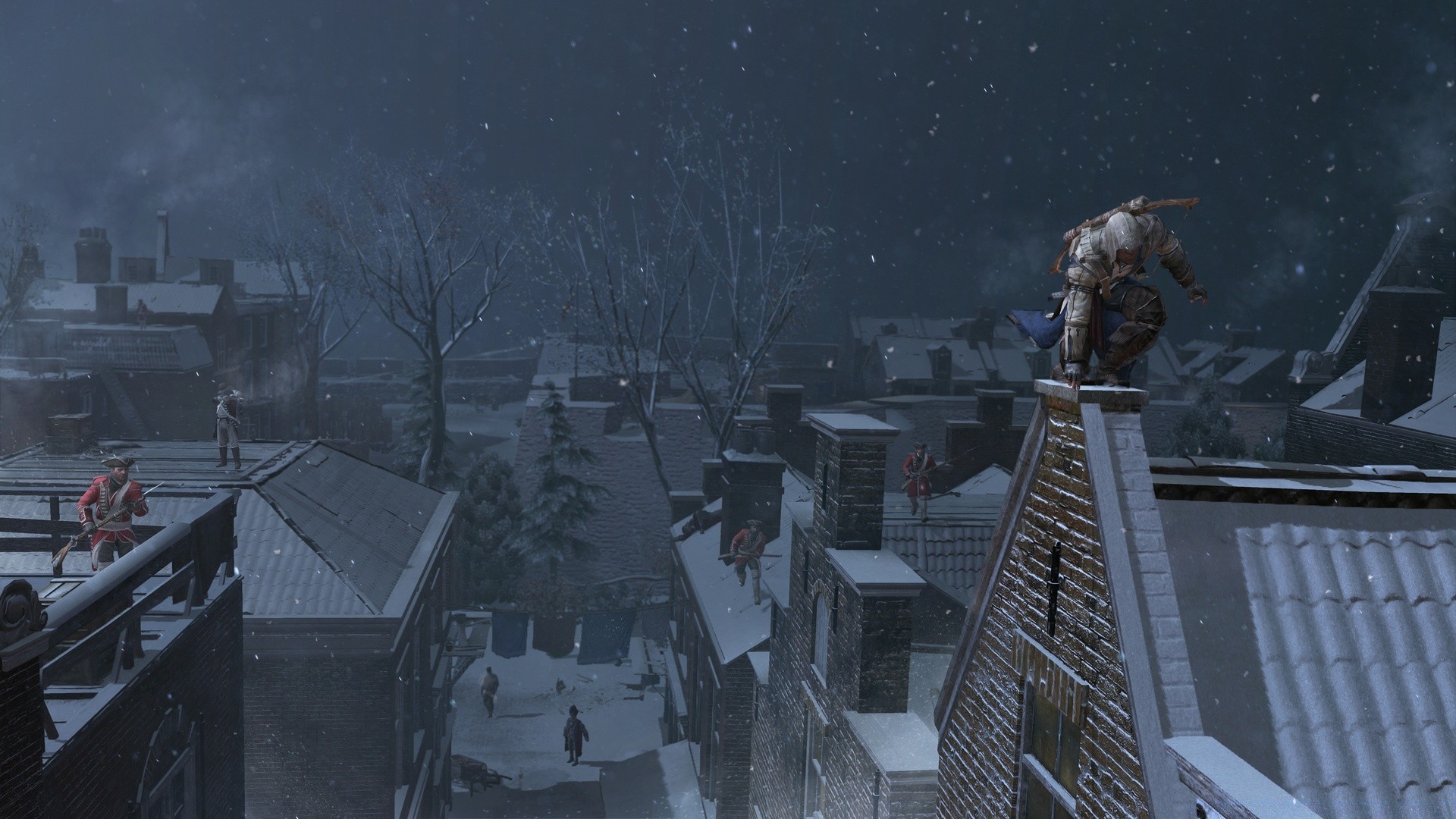 assassin s creed winter snow landscape vehicle competition weather action building cold storm adult light outdoors travel architecture environment