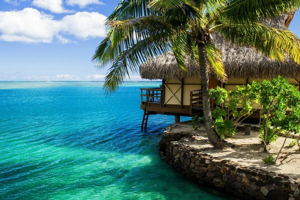 Tropical paradise in Seychelles