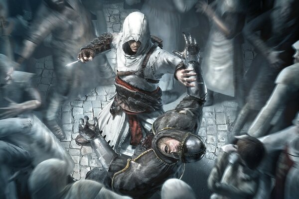 Assasin s creed killing a warrior