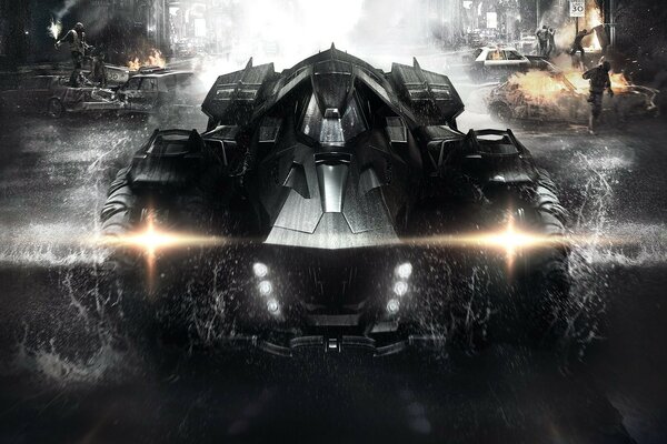 Imagem do carro do jogo batman