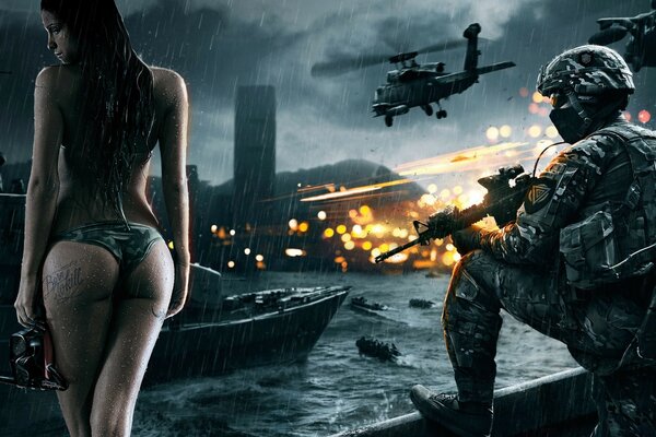 Battlefield 4 wallpaper - a good day to dive