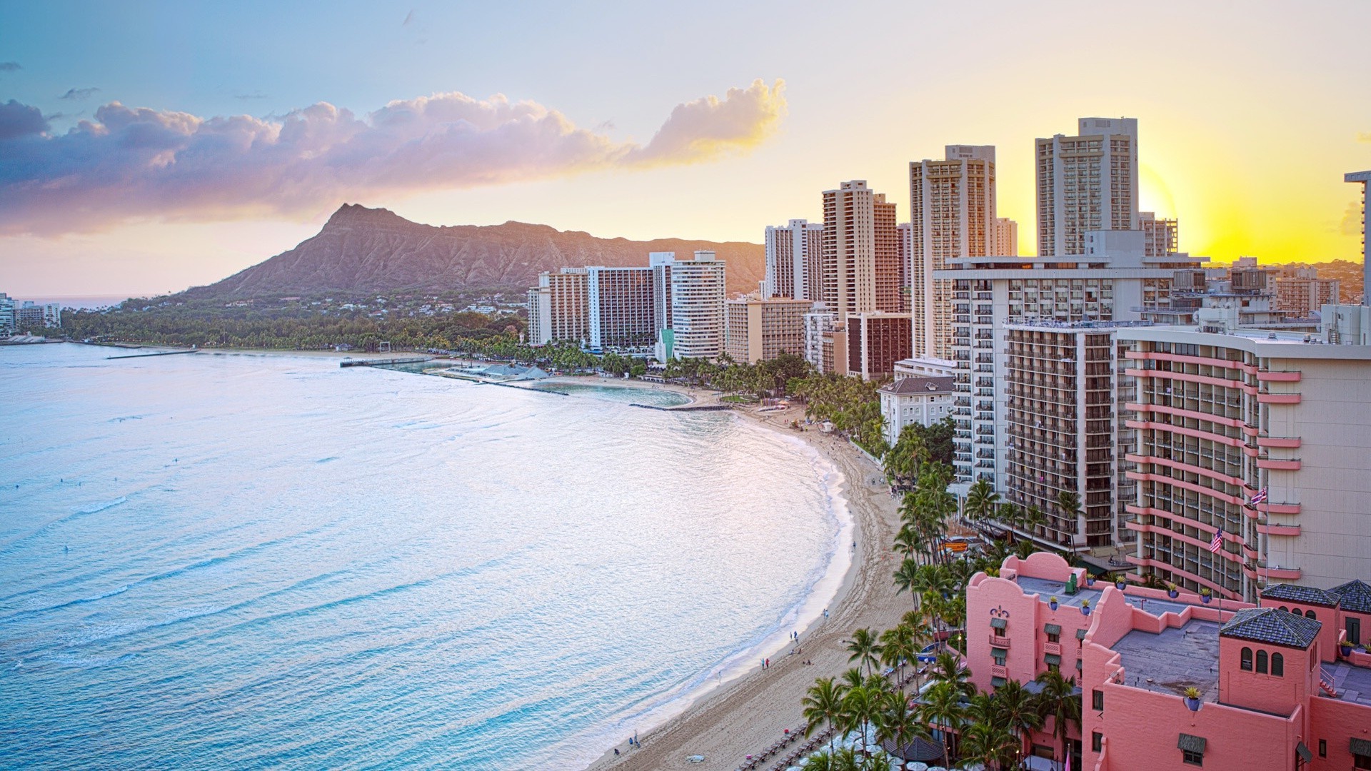 city and architecture travel water beach city seashore sea architecture hotel ocean sky outdoors building