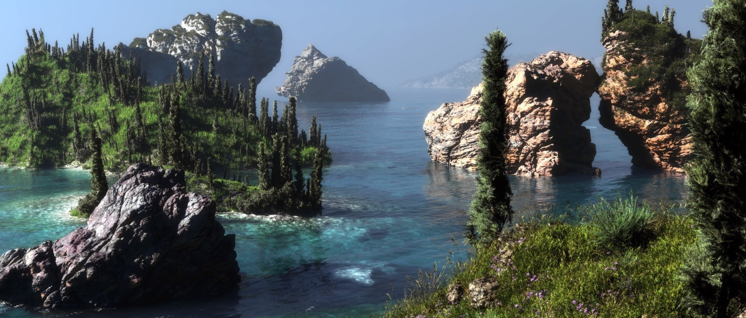 landschaft wasser reisen landschaft rock im freien tageslicht natur berge baum himmel meer landschaftlich see reflexion