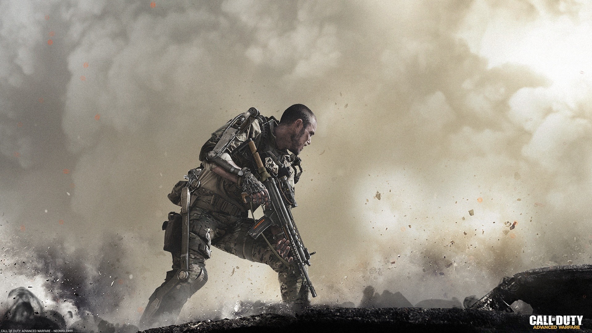 Call of Duty Advanced Warfare игра оружие война без смс