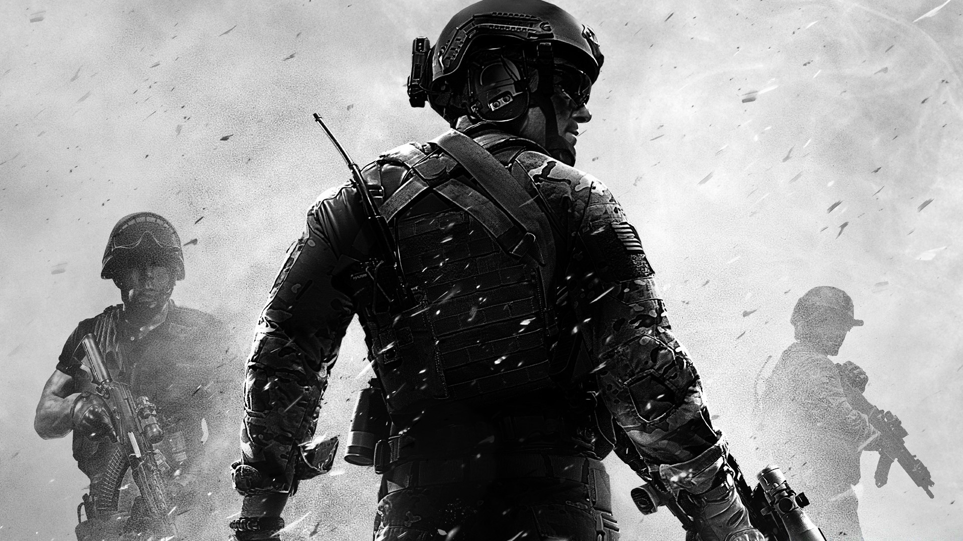 call of duty grupo militar adulto guerra vestir soldado neve homem um dois capacete arma uniforme roupa