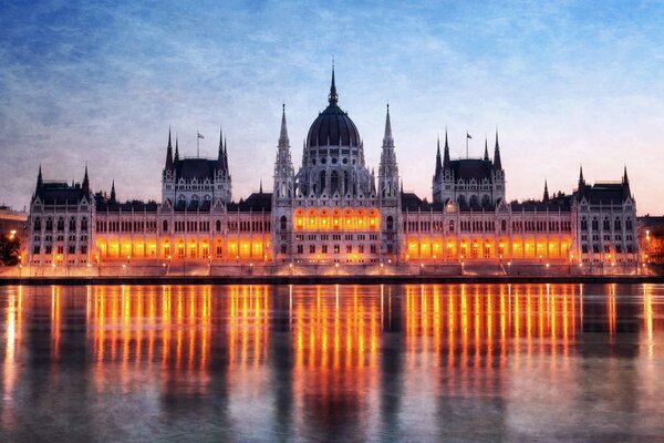 Symmetrical architecture and the river