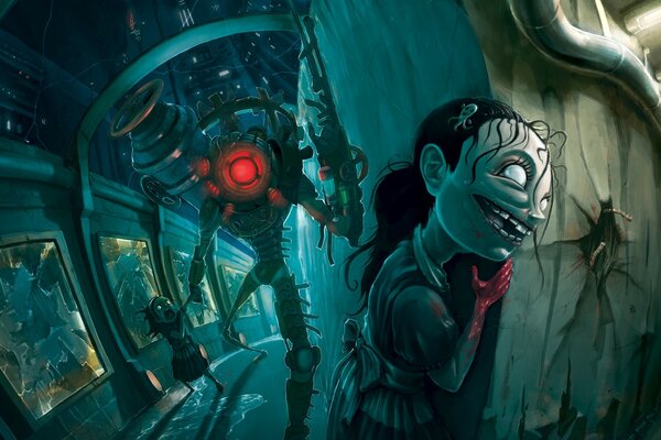 Máscara bioshock tecnología y ciencia