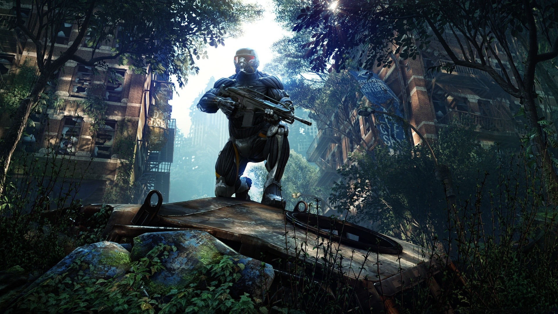 crysis adulto solo armas hombre recreación agua humo paisaje viajes guerra