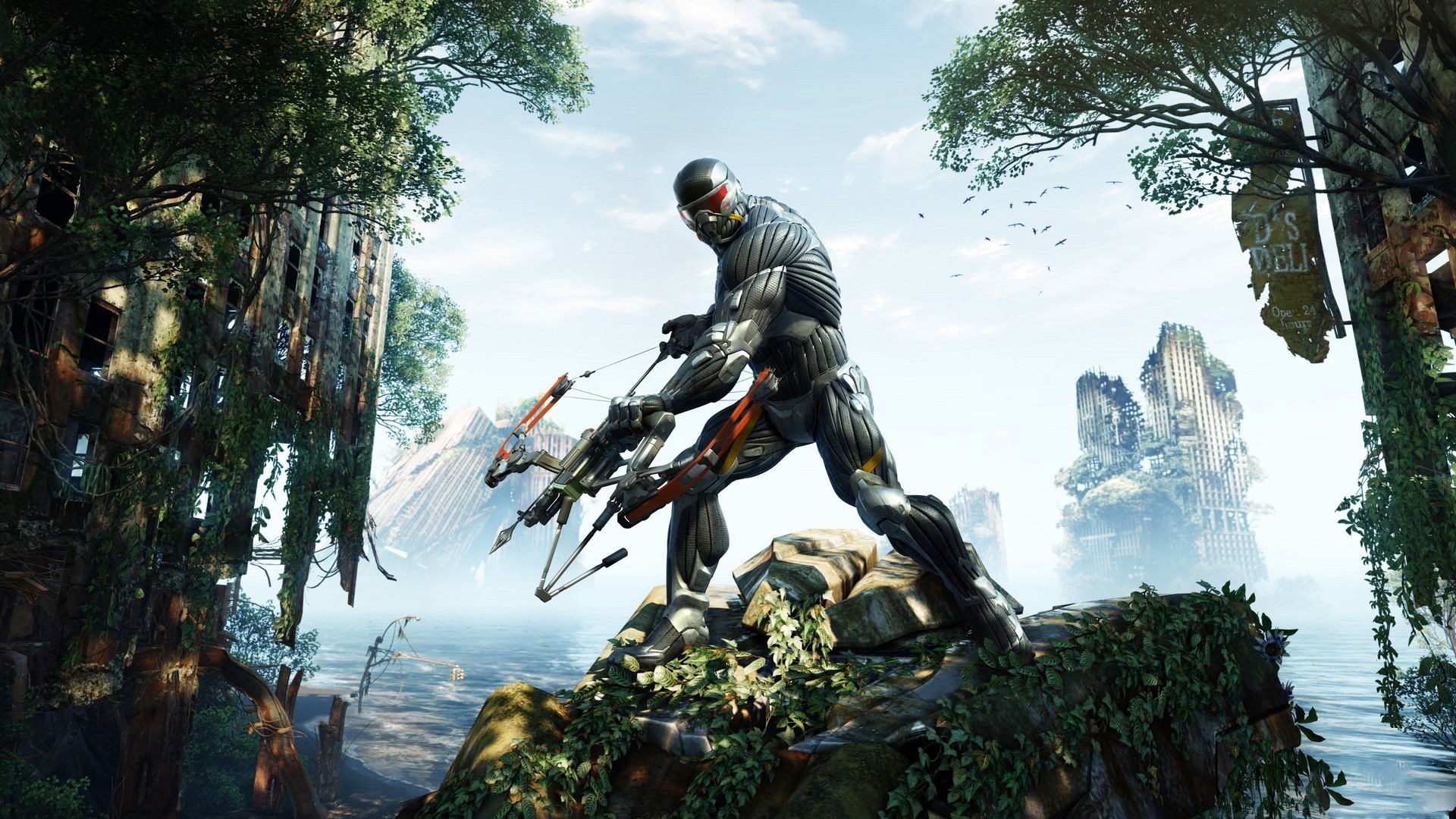 crysis arbre voyage lumière du jour unique à l extérieur adulte loisirs action