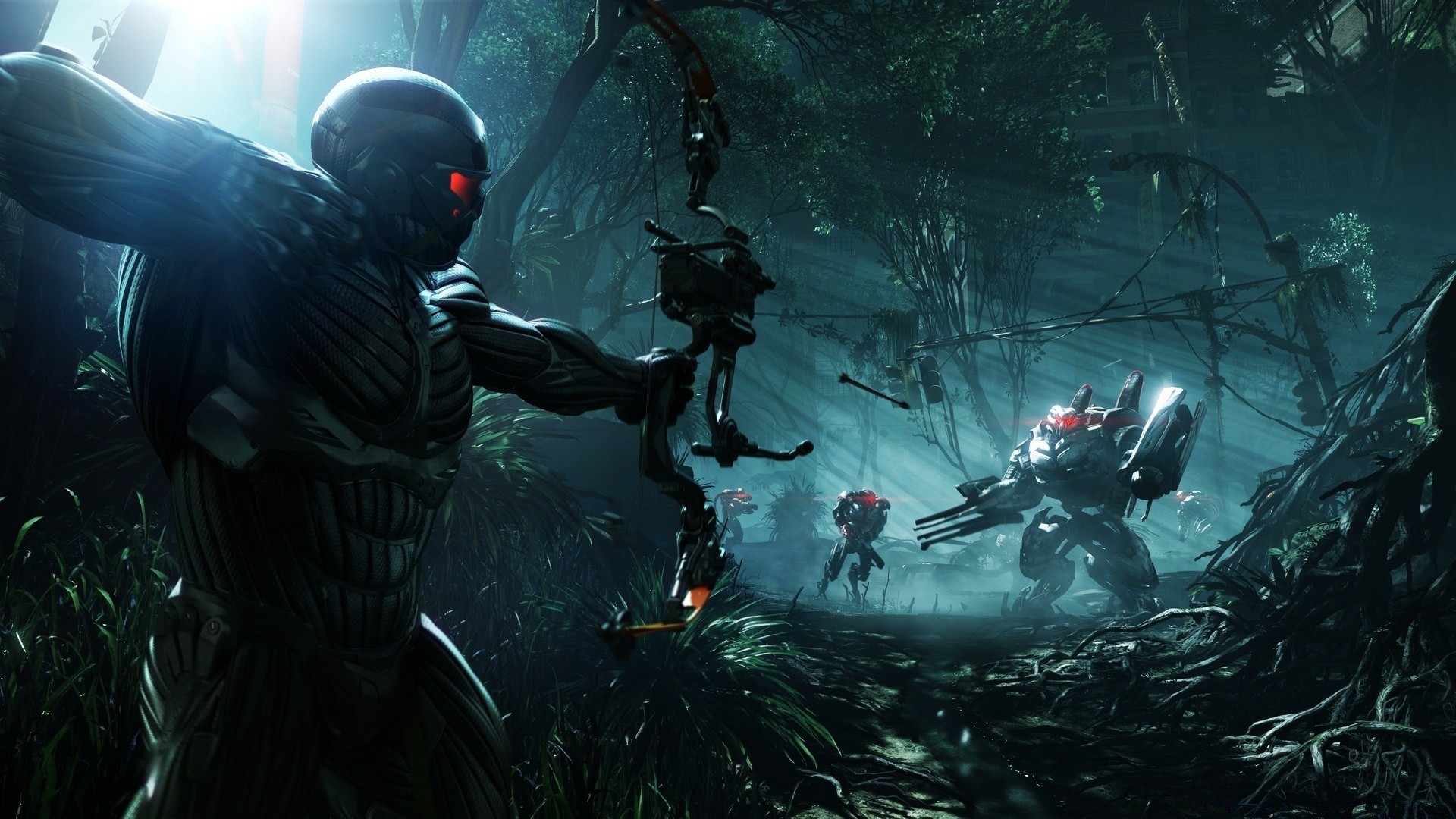 crysis submarino música peces exploración hombre desastre