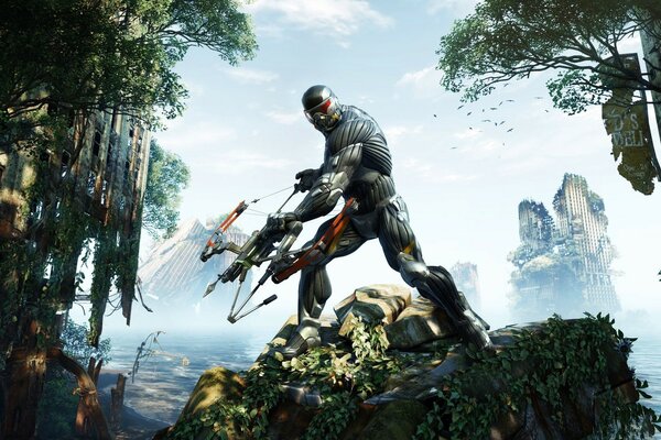 Hermosa imagen del personaje de crysis