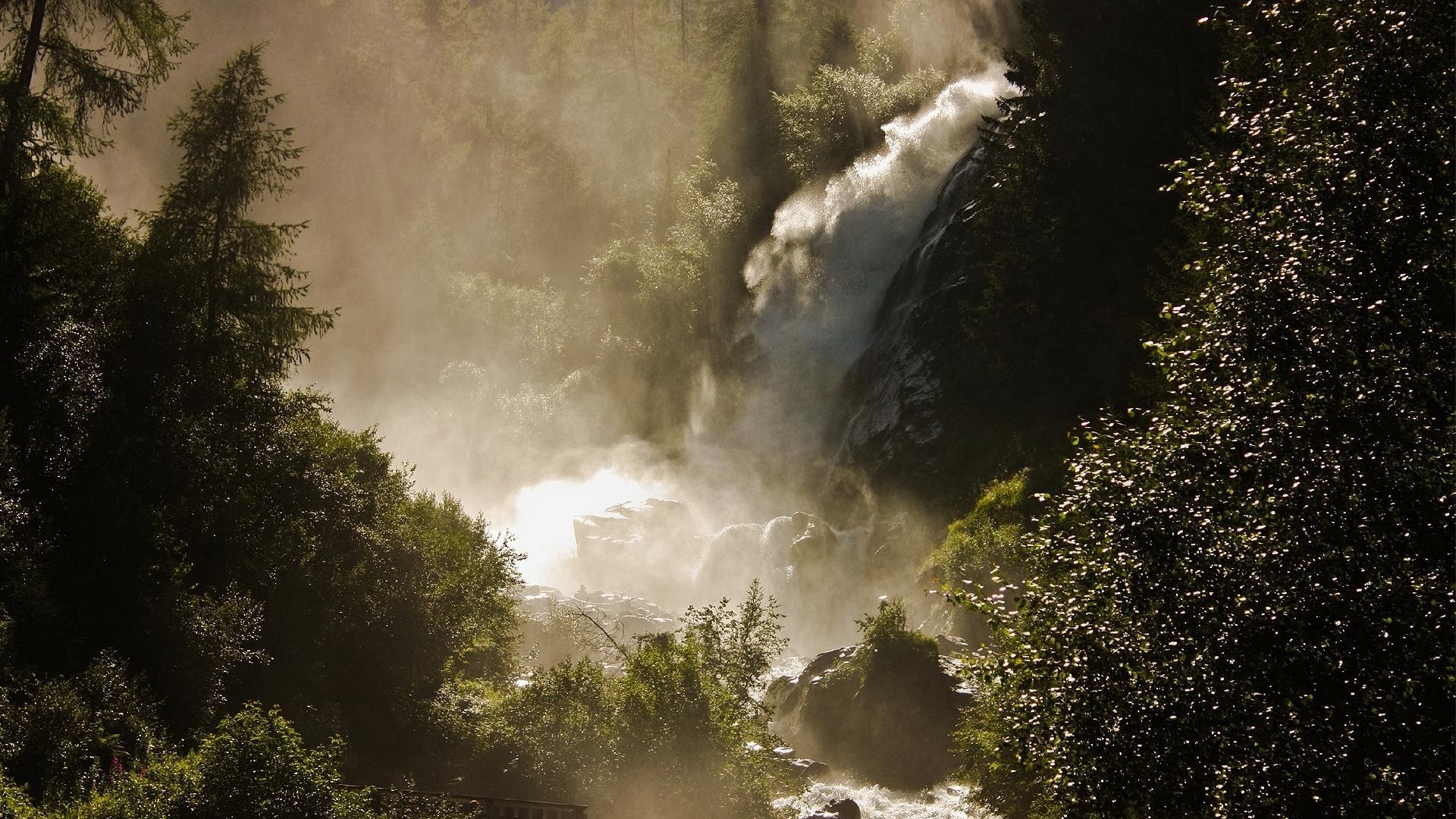 cascate paesaggio all aperto natura nebbia legno nebbia legno