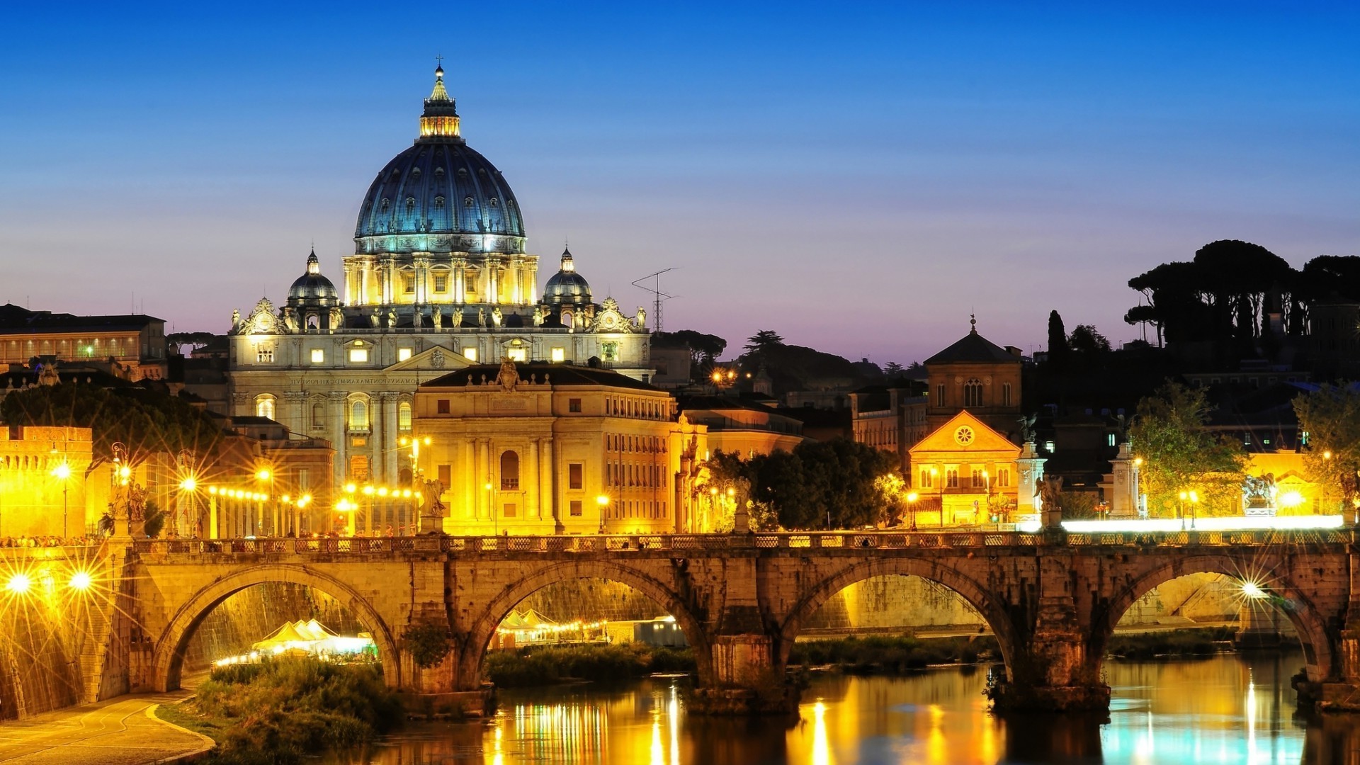 ciudades y arquitectura arquitectura viajes cúpula río casa ciudad religión agua crepúsculo noche reflexión iglesia punto de referencia cielo puente catedral turismo iluminación