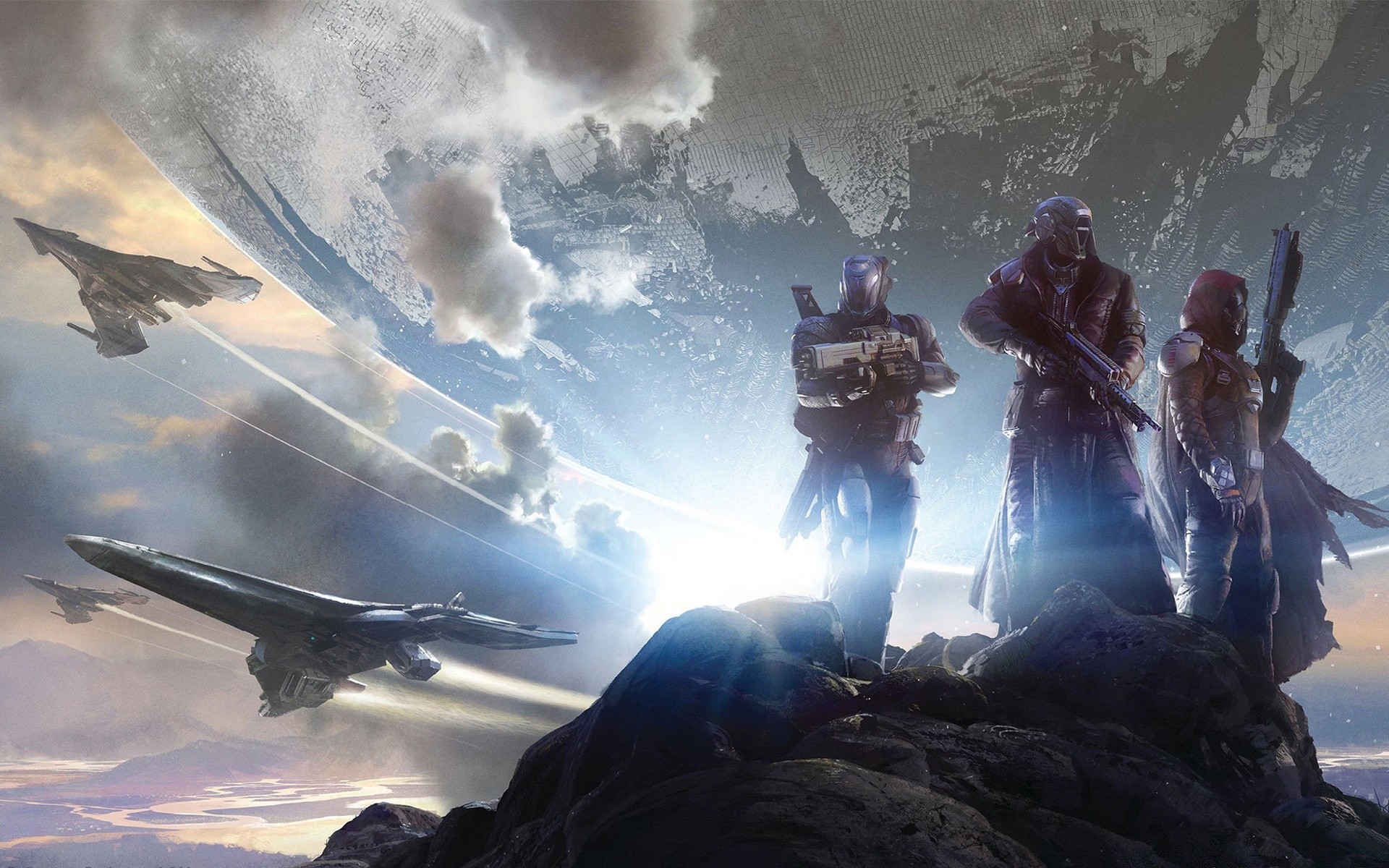 destiny paisagem adulto grupo