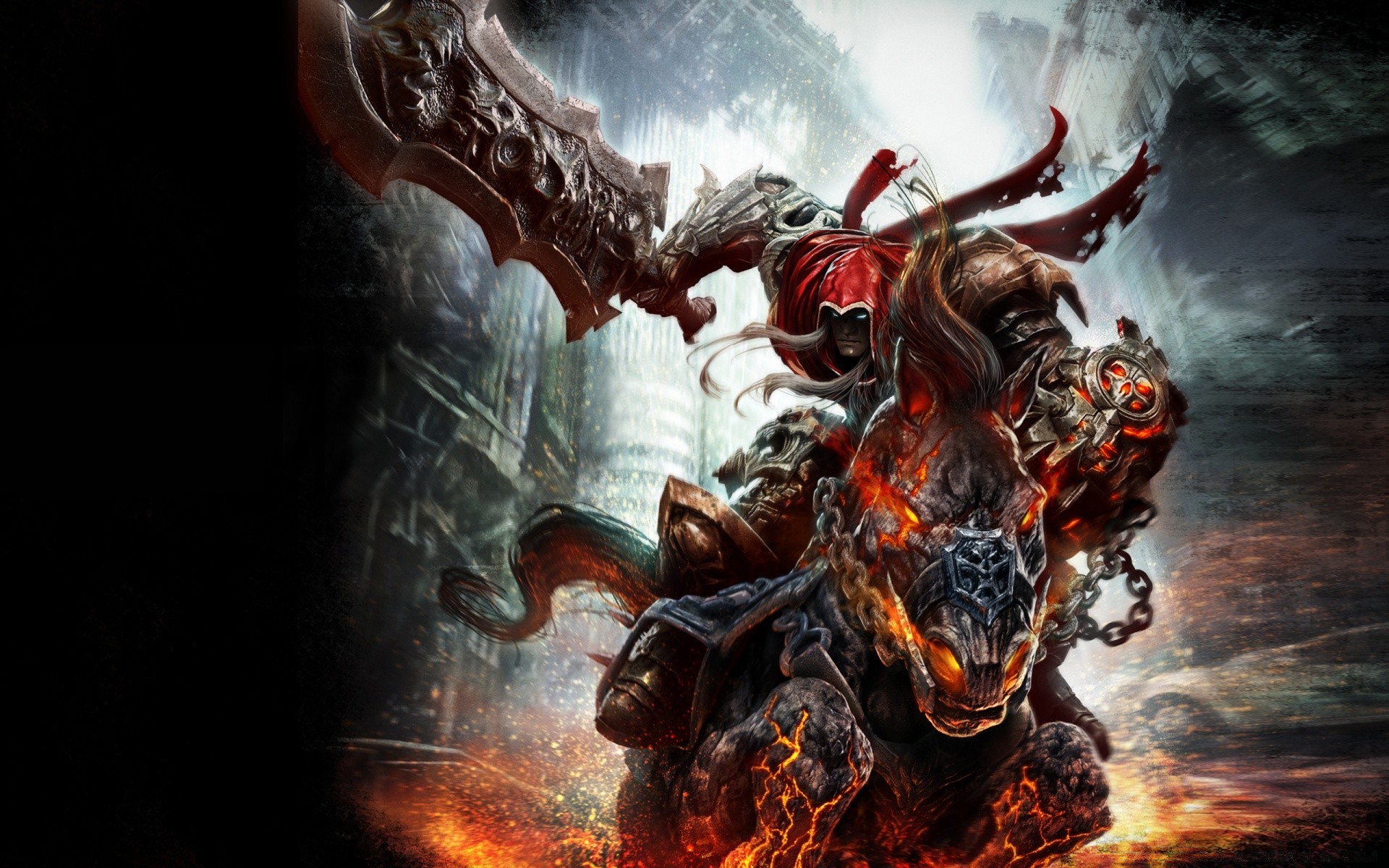 darksiders өнер жалын кескіндеме