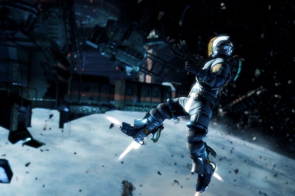 Bewegung im Weltraum Dead space