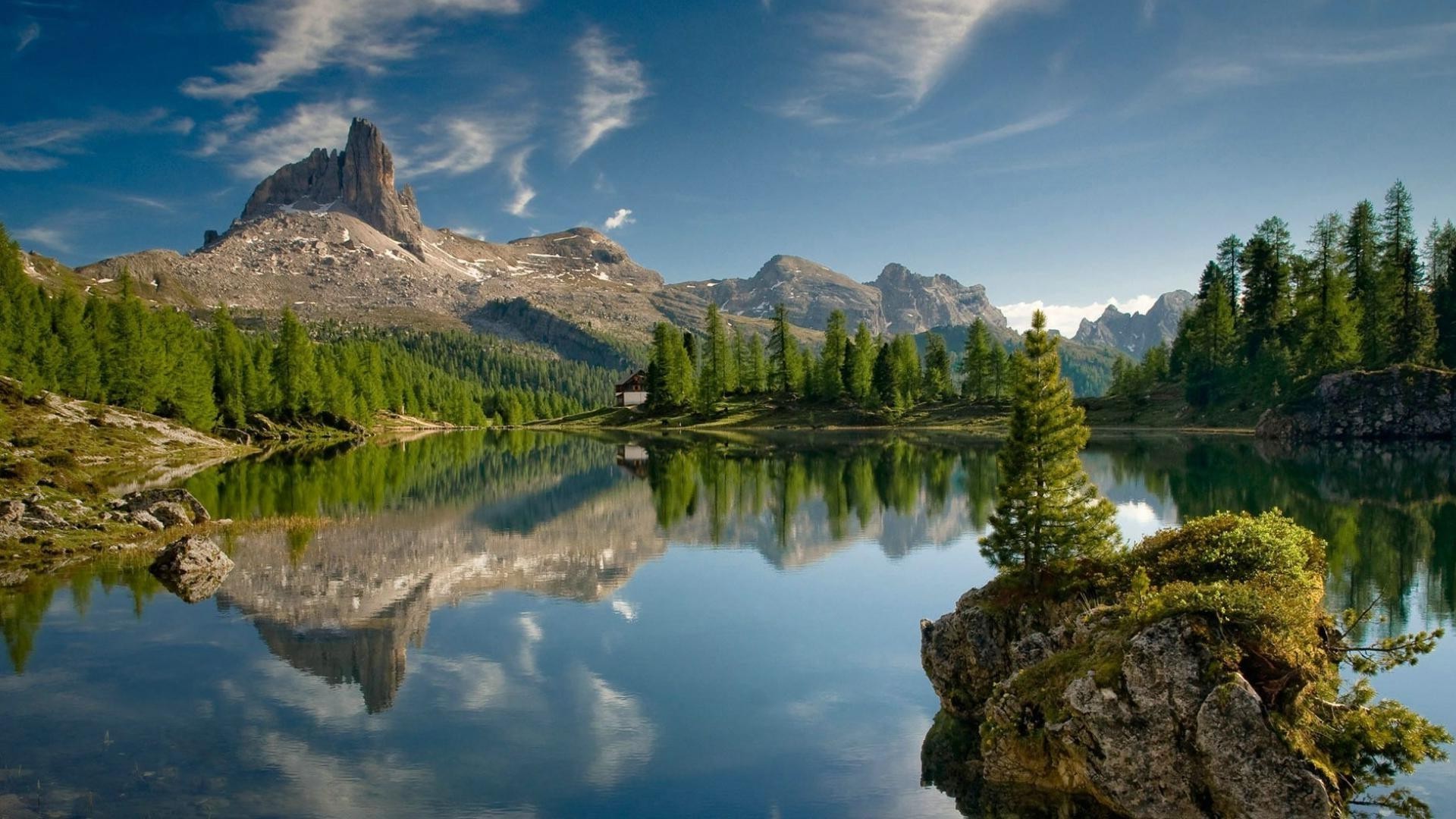 see wasser reflexion berge natur reisen im freien landschaft himmel landschaftlich holz fluss tal rock