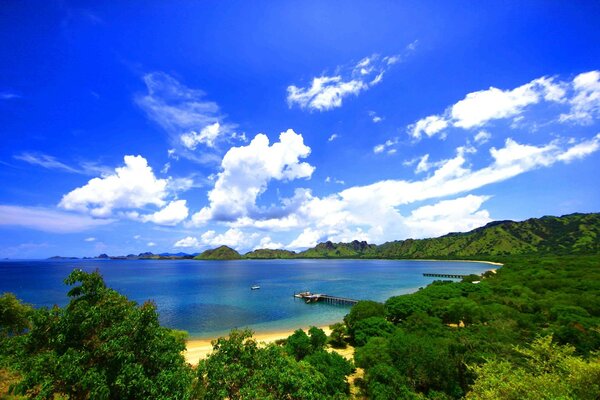 Blue lagoon. Excellent sea view