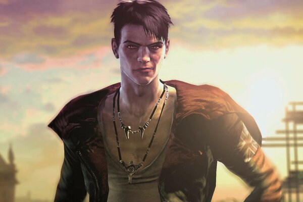 Personaje de devil may cry primer plano