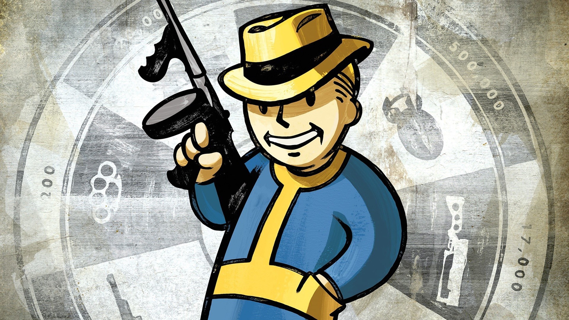 fallout ilustración arte calle graffiti símbolo