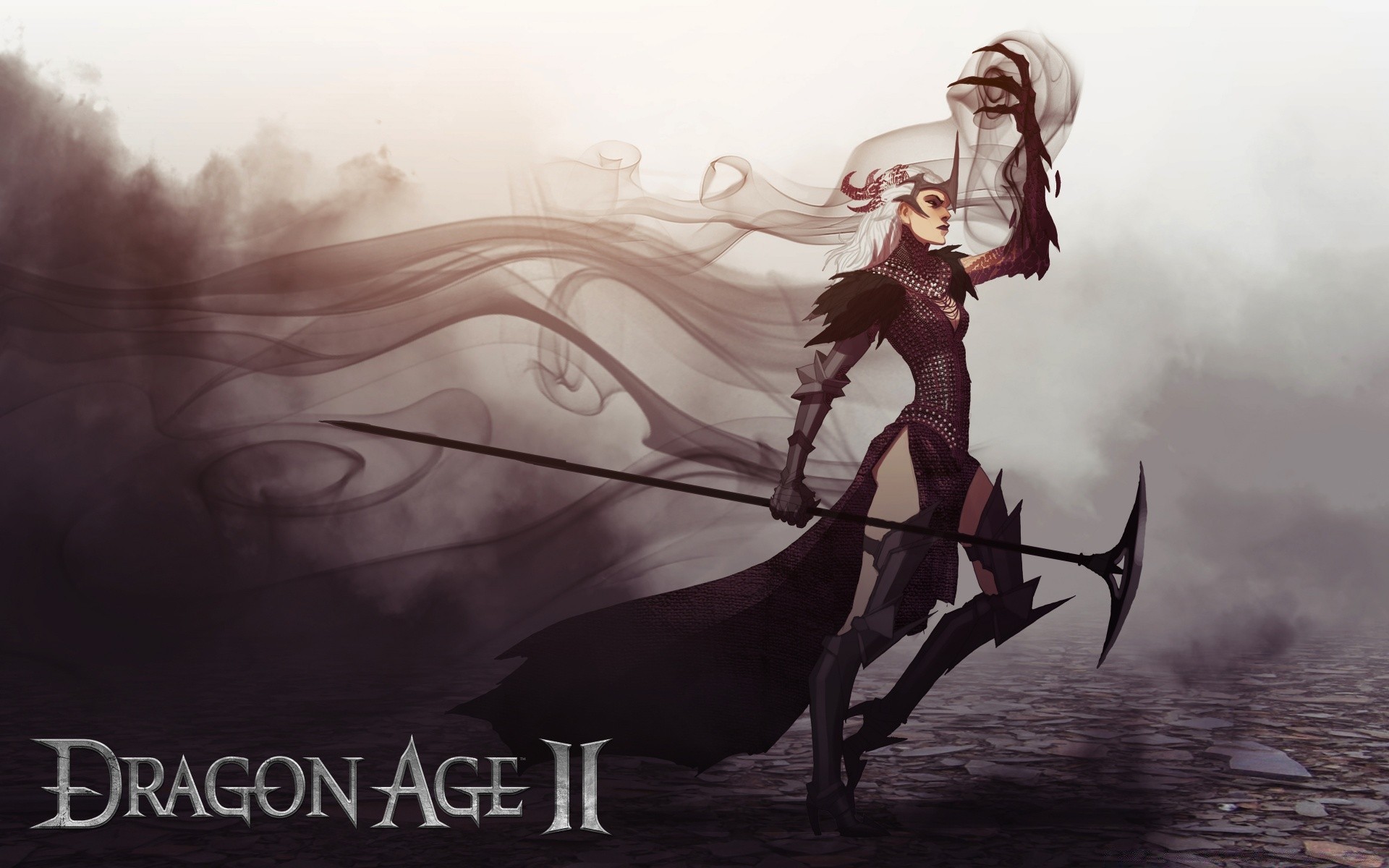 dragon age caballería sentado movimiento mujer adulto solo arte