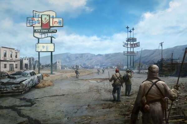 A journey after the apocalypse. Fallout