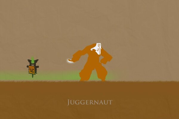 Juggernaut character drawing dota 2