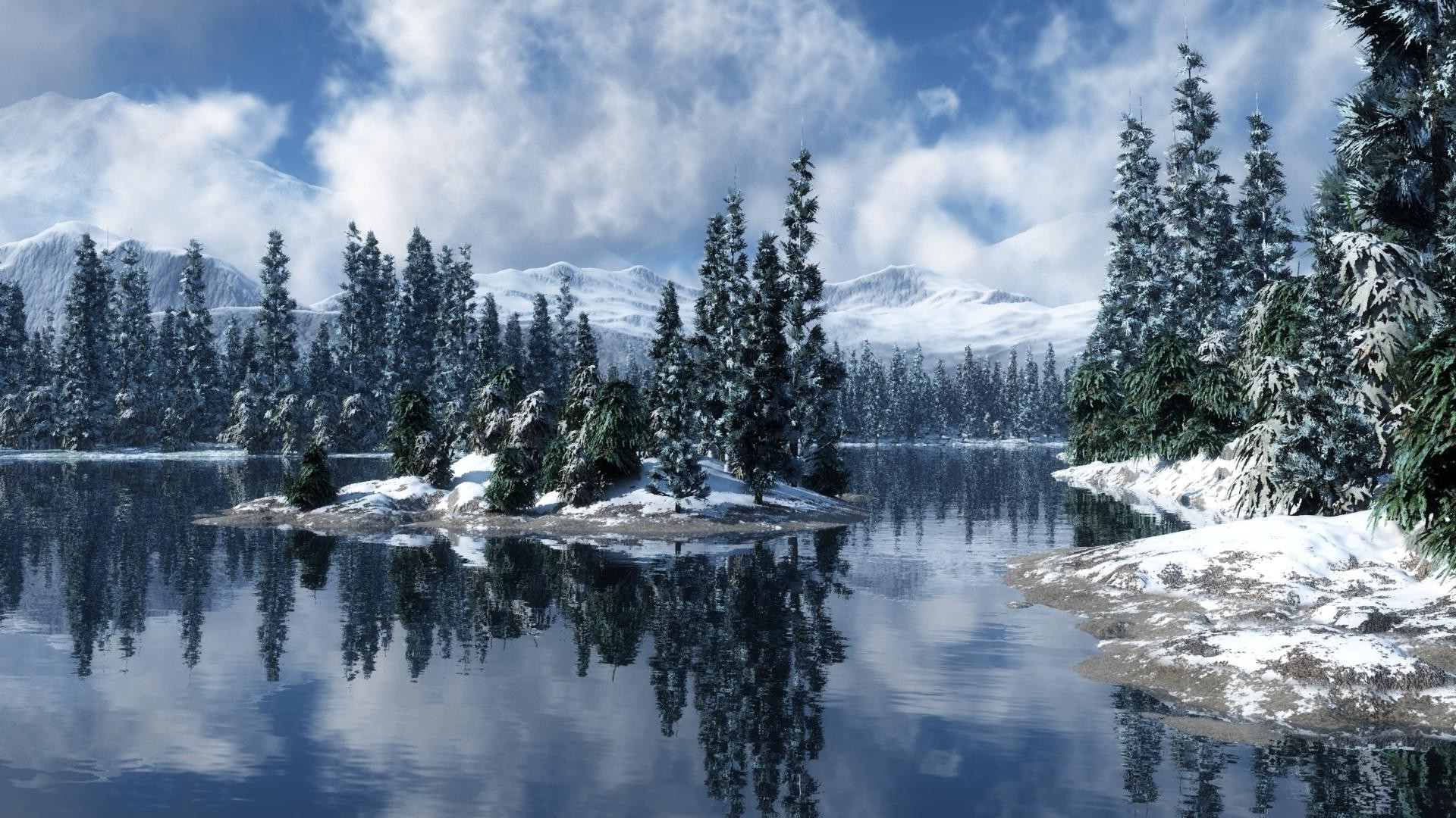 winter schnee holz landschaft landschaftlich wasser eis berge see holz kälte natur im freien evergreen fluss