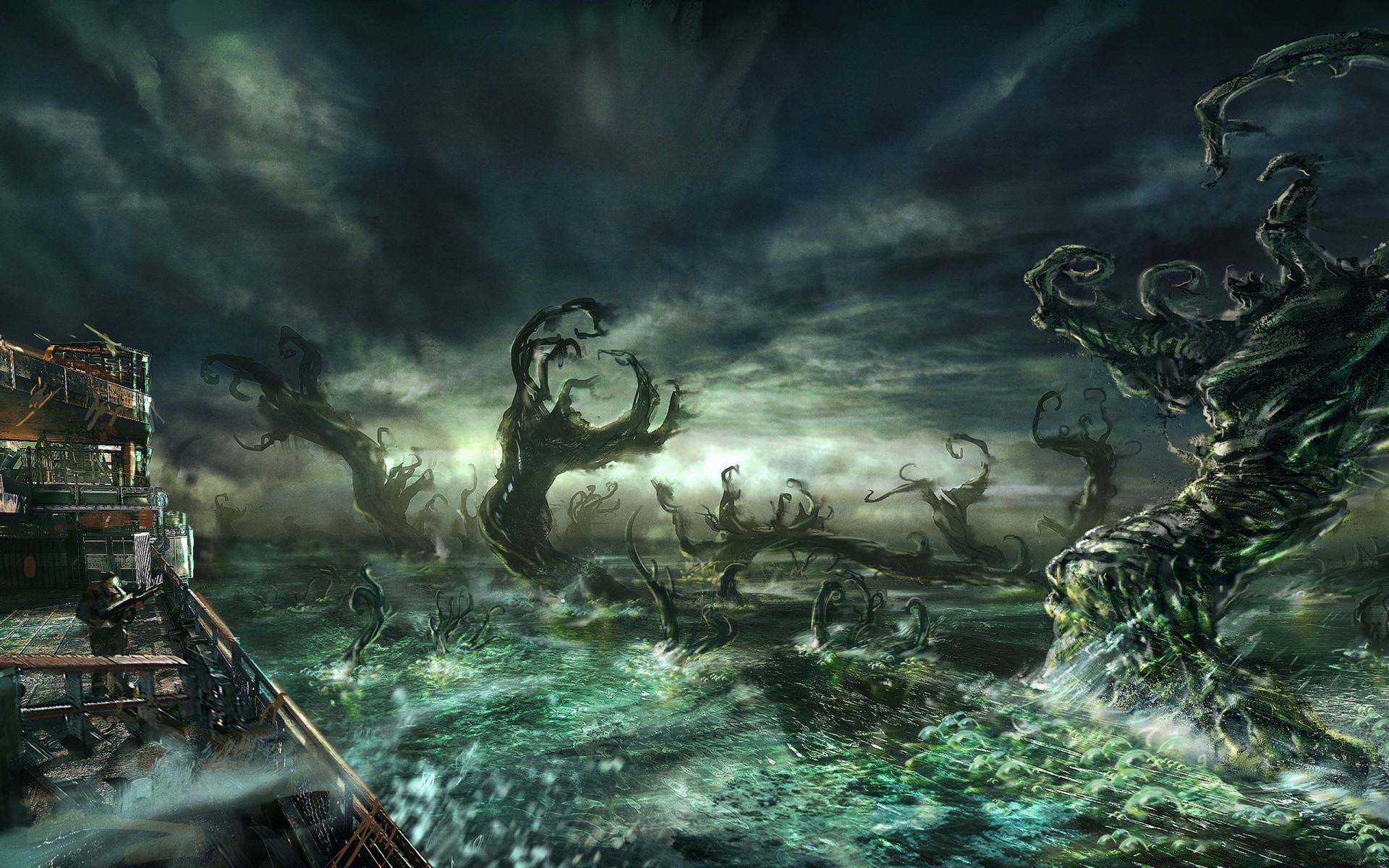 gears of war eau paysage océan nature mer