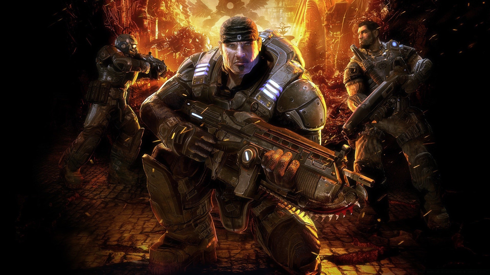 gears of war kask askeri savaşlar adam grup bir silah yetişkin