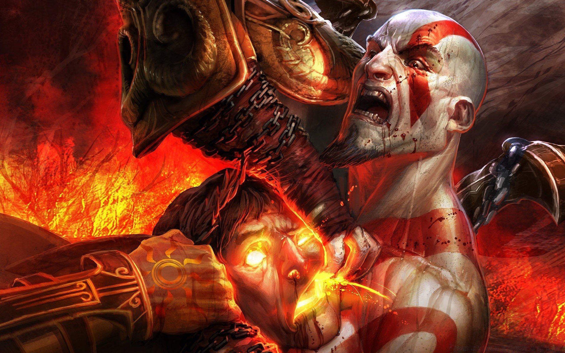 god of war religião arte pintura traje homem festival