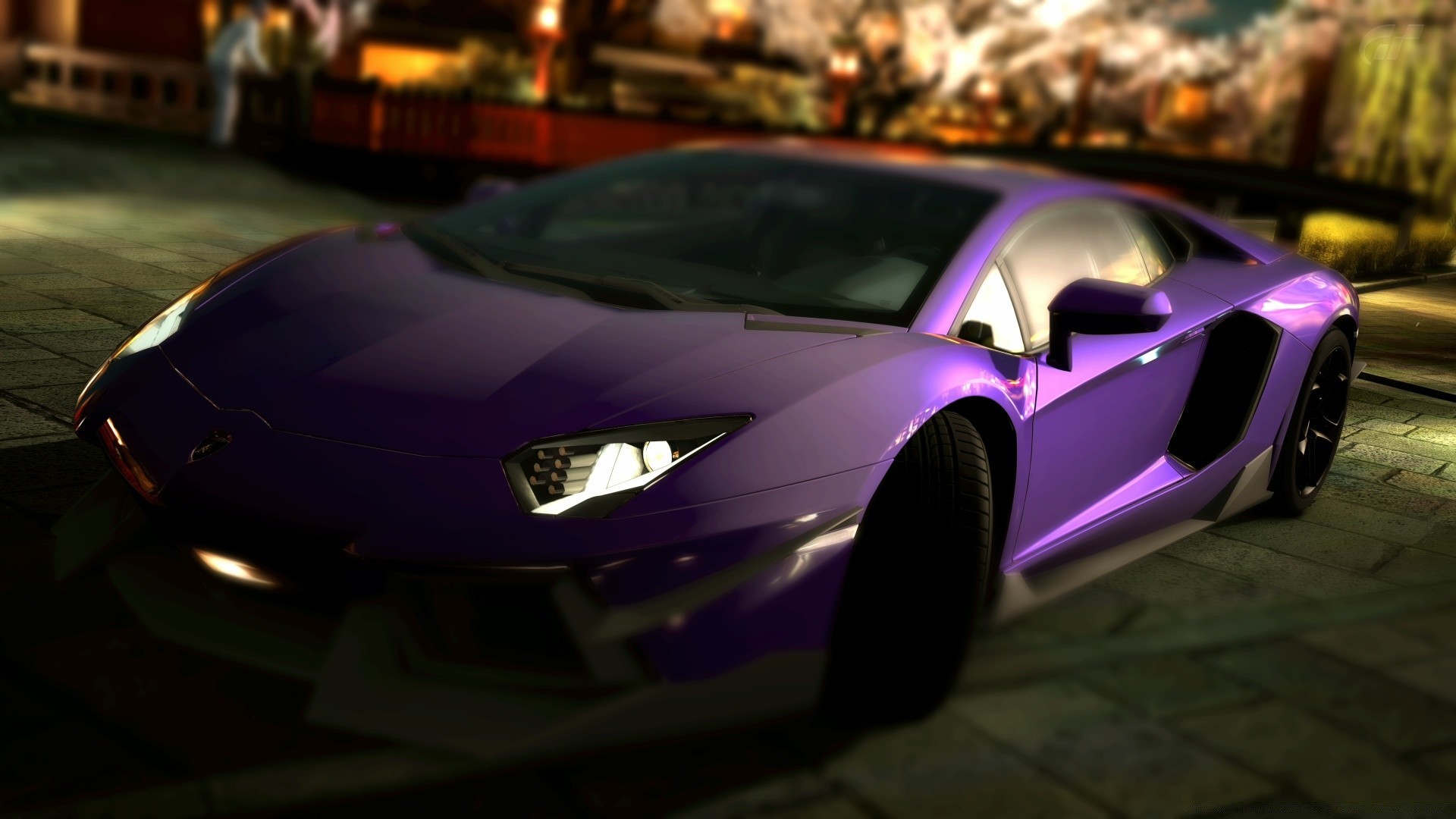 Пурпурная Lamborghini скачать