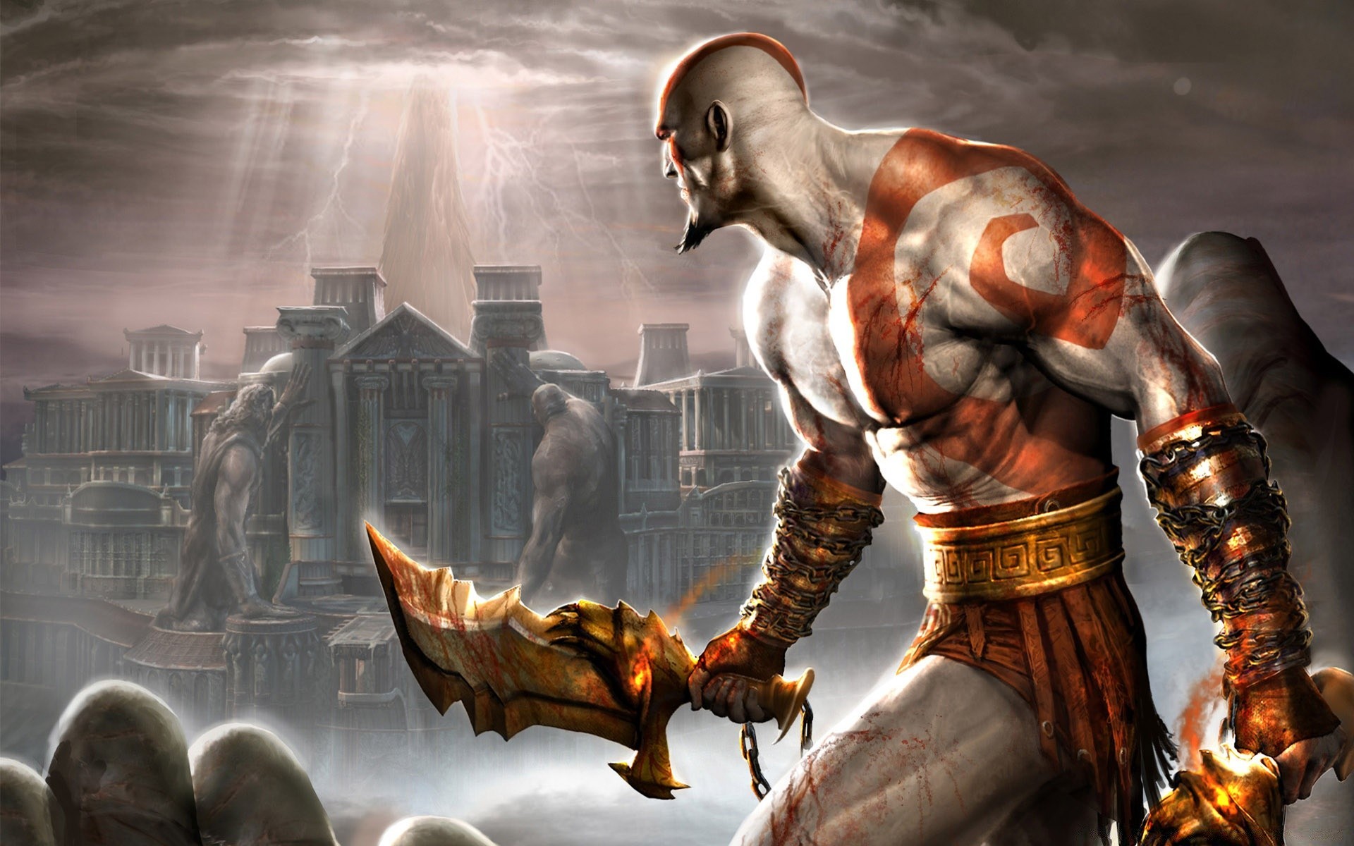 god of war scultura arte religione statua uomo