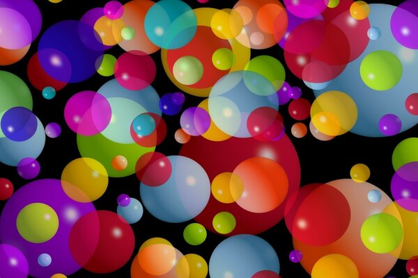 Palloncini colorati per il desktop