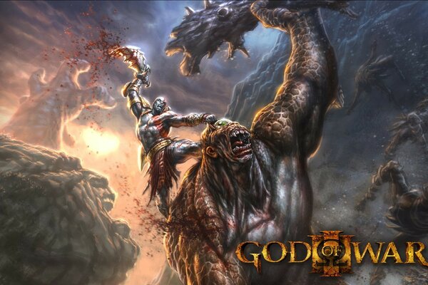 God of war: Kampf gegen Monster