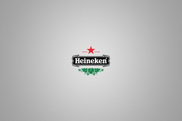 Bier-Logo auf hellem Hintergrund in der Mitte