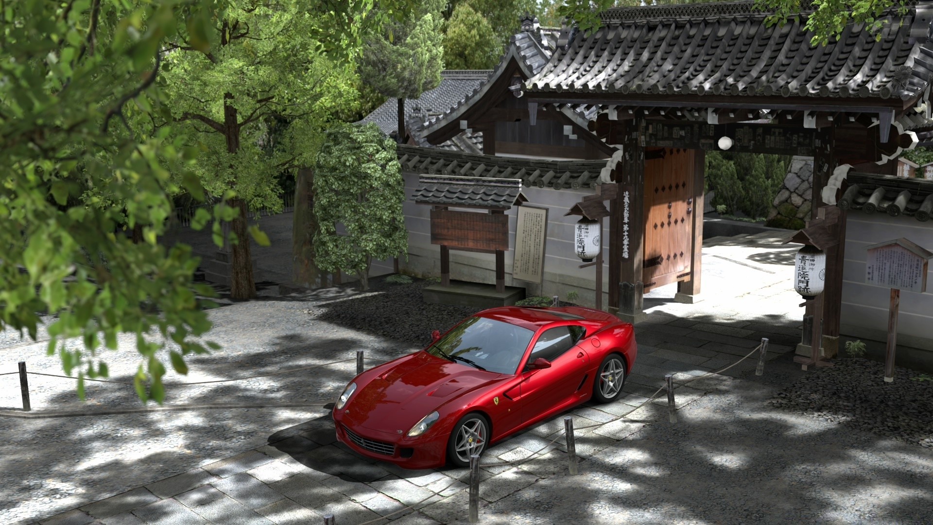 gran turismo vehicle road car travel outdoors pavement transportation system daylight tree