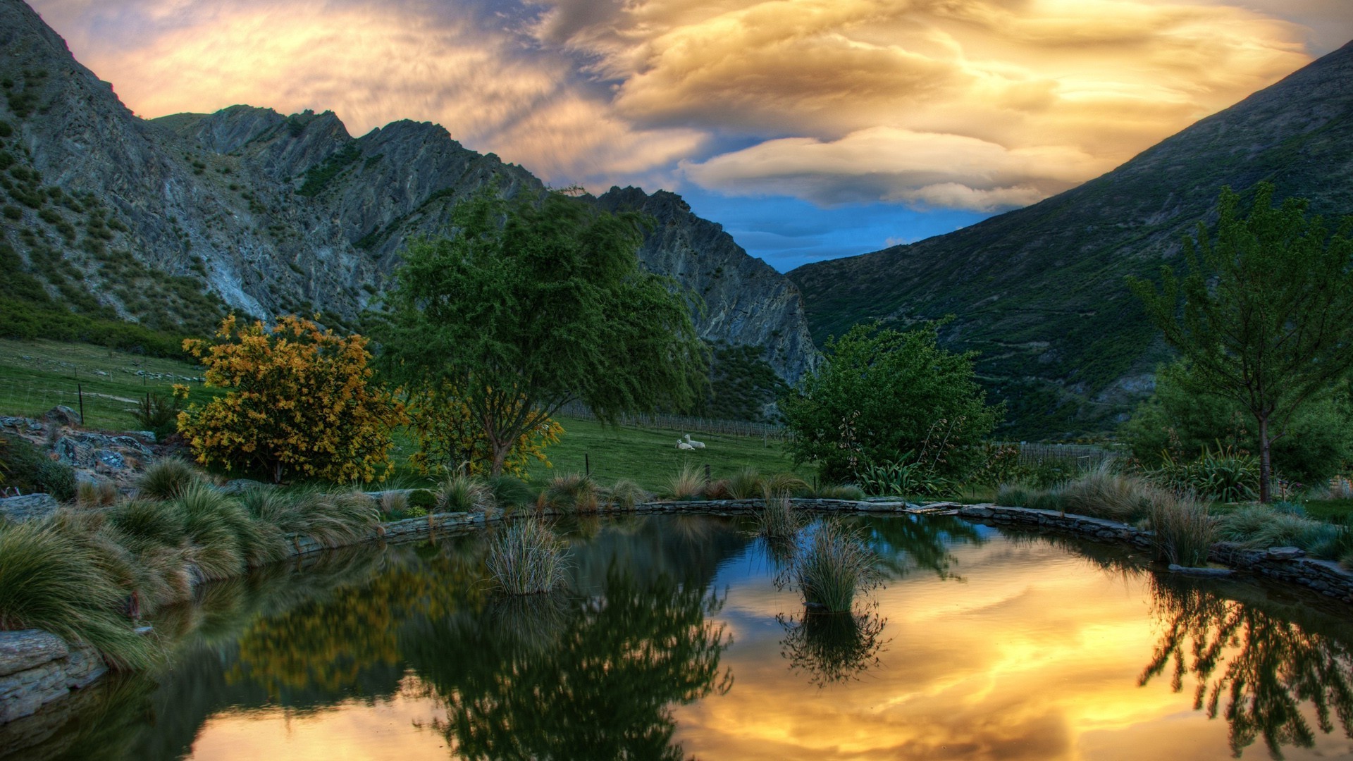 flüsse teiche und bäche teiche und bäche wasser reisen berge landschaft natur fluss im freien see sonnenuntergang himmel baum dämmerung reflexion abend landschaftlich holz sommer rock