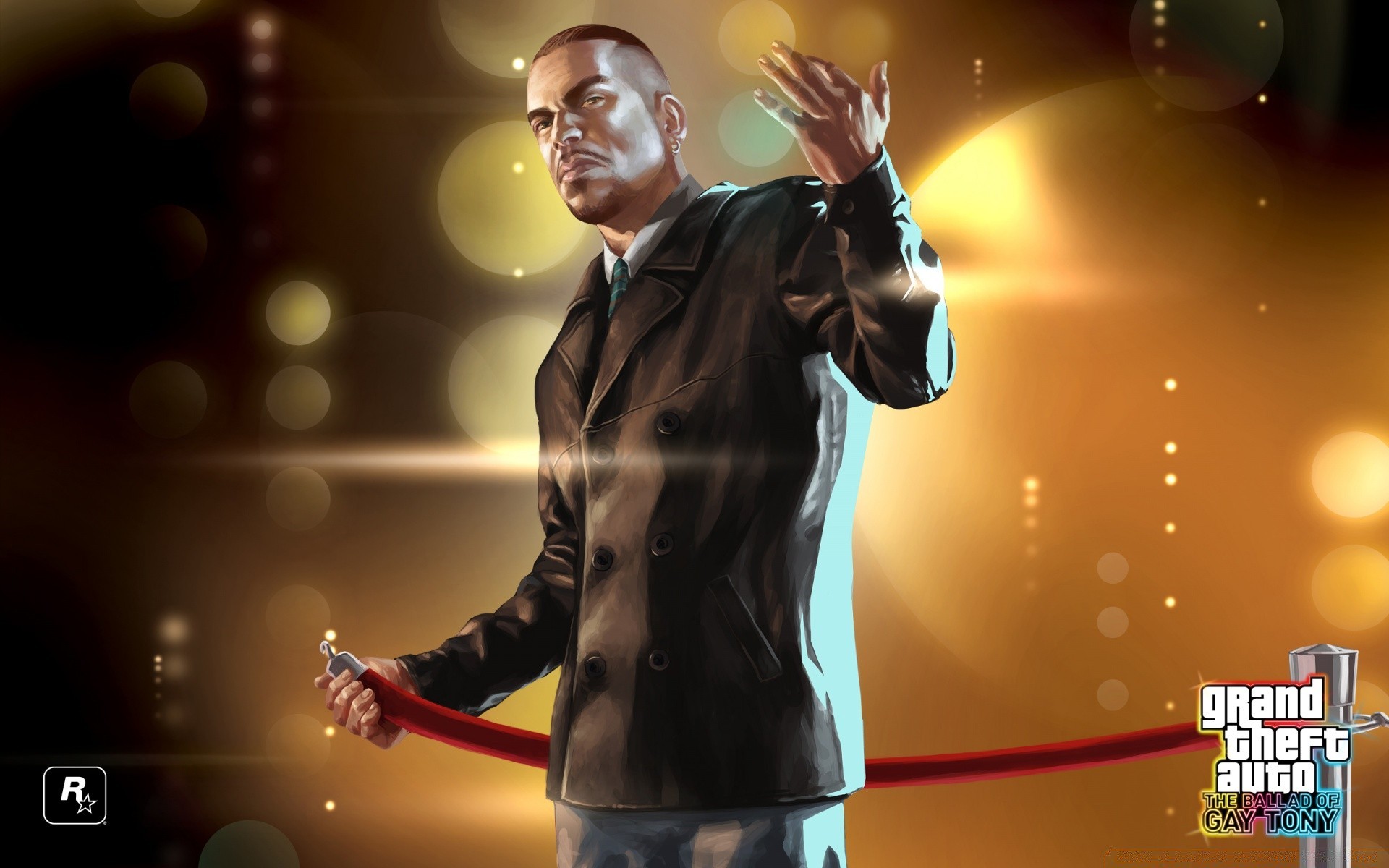 grand theft auto music performance christmas celebration business man