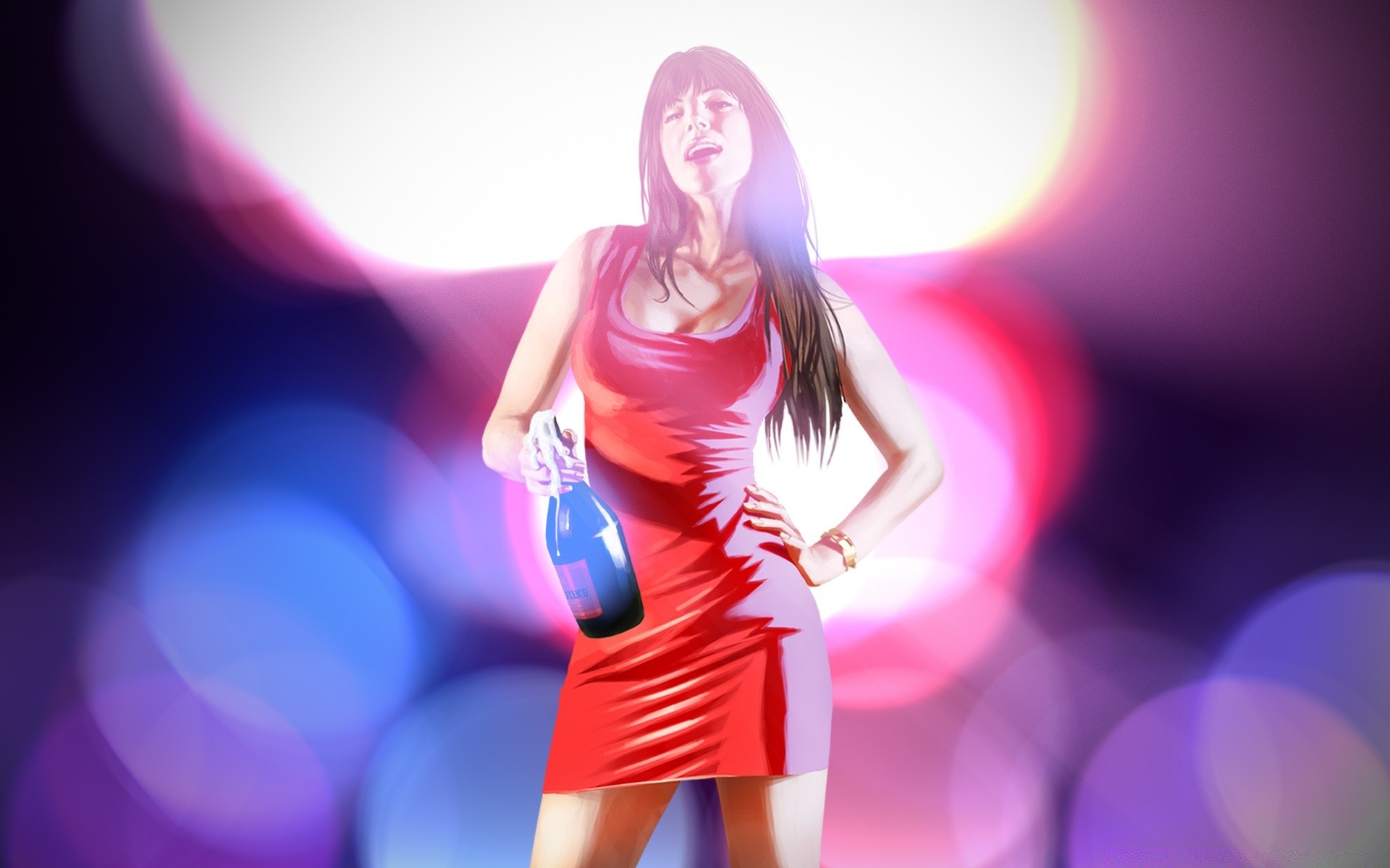 grand theft auto woman music performance girl portrait