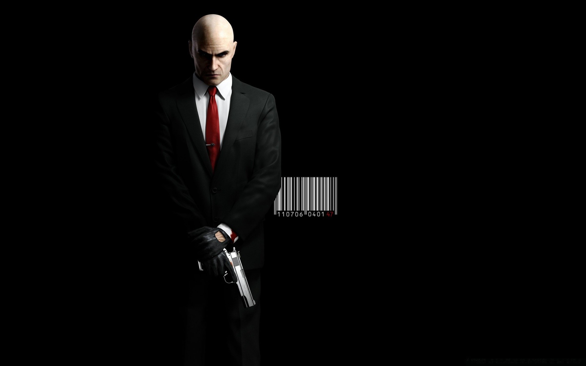 hitman iş portre adam bir