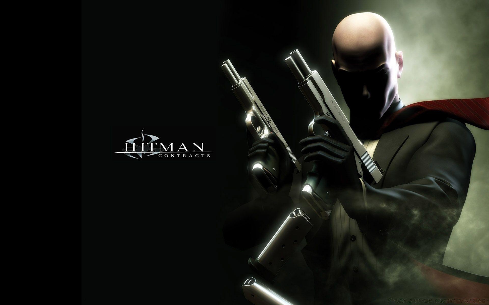 hitman interior oscuro hombre