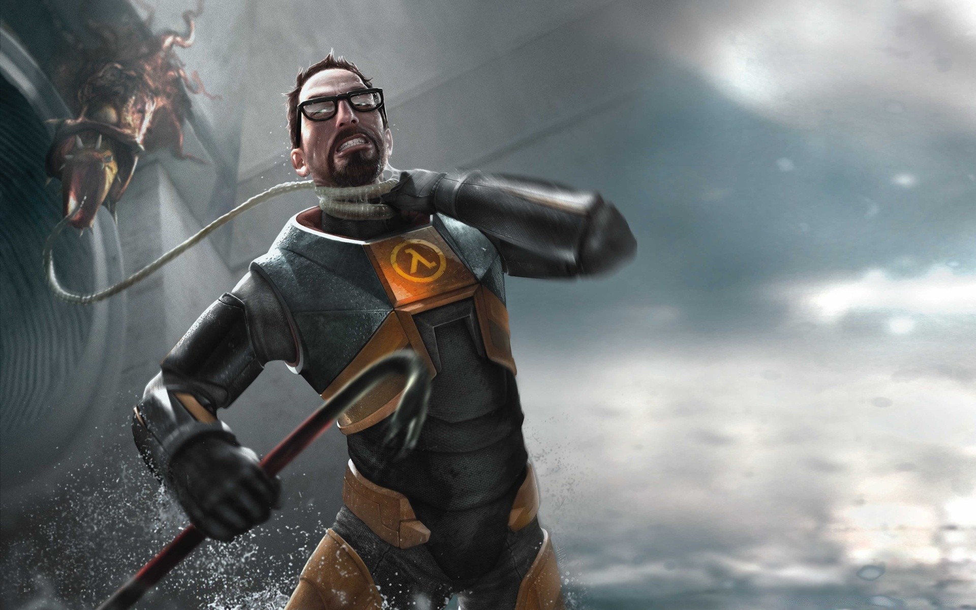 half life bir adam yetişkin silah yarışma askeri tehlike