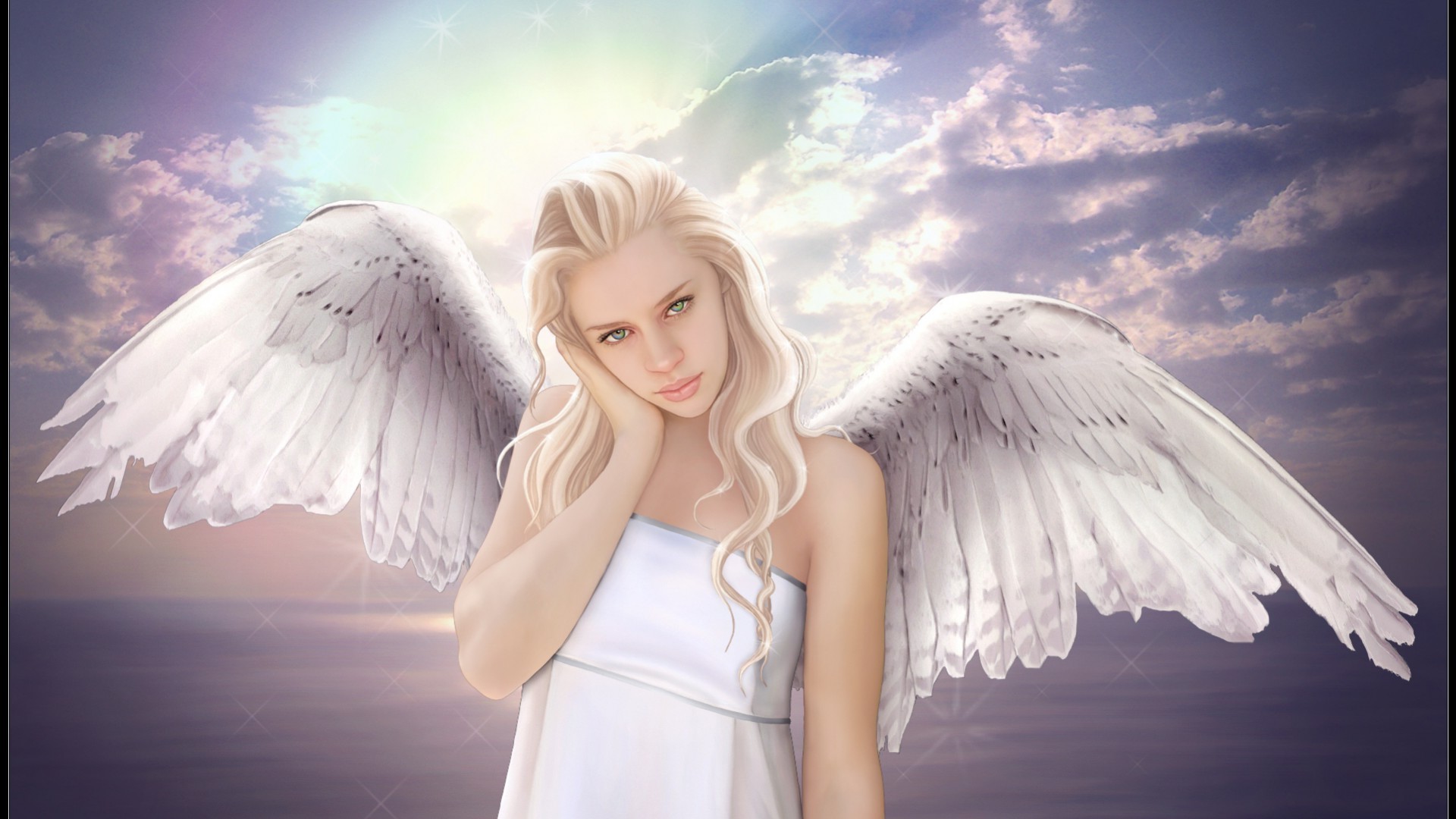 Ангелы девушки картинки фэнтези